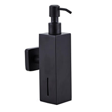 Load image into Gallery viewer, 304 Stainless Steel Wall-mounted Manual Soap Dispenser, Square Wall-mounted, Round Wall-mounted, Square Table Top, Round Table Top
