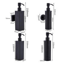Load image into Gallery viewer, 304 Stainless Steel Wall-mounted Manual Soap Dispenser, Square Wall-mounted, Round Wall-mounted, Square Table Top, Round Table Top