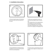 Load image into Gallery viewer, 304 Stainless Steel Wall-mounted Manual Soap Dispenser, Square Wall-mounted, Round Wall-mounted, Square Table Top, Round Table Top