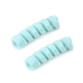 4pcs Spiral Style Silicone Data Cable Protective Cover Anti-wire Break Winder