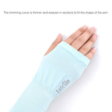 Load image into Gallery viewer, Long Ice Silk Sunscreen Sleeves Cycling Driving Outdoor UV Arm Oversleeve,  Length: 38cm