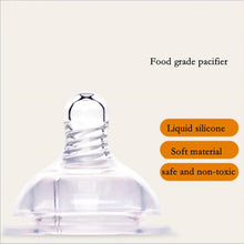 Load image into Gallery viewer, Baby Silicone Glass Bottles Drop-proof and Flatulence-proof Glass Baby Bottle