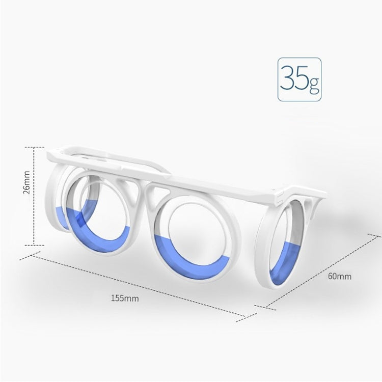 Foldable Portable No Lens Anti-motion Sickness Seasick Liquid Glasses Outdoor Travel Tool