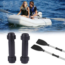 Load image into Gallery viewer, 2 PCS Rubber Boat Paddle Connection Tube Universal Connector Boat Accessories for 26-28mm Rod, Rubber Boat Paddle Connection Tube