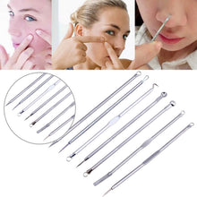Load image into Gallery viewer, 7 in 1 Stainless Steel Acne Needle Set Acne Pick Acne Needle