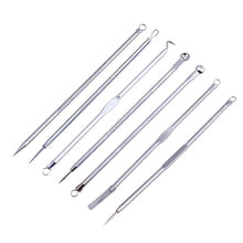 Load image into Gallery viewer, 7 in 1 Stainless Steel Acne Needle Set Acne Pick Acne Needle