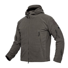 Load image into Gallery viewer, Fleece Warm Military Uniform Men Tactical Thermal Breathable Hooded Coat, S, M, L, XL, 2XL, 3XL, 4XL