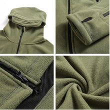 Load image into Gallery viewer, Fleece Warm Military Uniform Men Tactical Thermal Breathable Hooded Coat, S, M, L, XL, 2XL, 3XL, 4XL