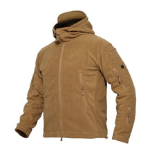 Load image into Gallery viewer, Fleece Warm Military Uniform Men Tactical Thermal Breathable Hooded Coat, S, M, L, XL, 2XL, 3XL, 4XL