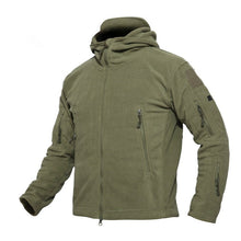 Load image into Gallery viewer, Fleece Warm Military Uniform Men Tactical Thermal Breathable Hooded Coat, S, M, L, XL, 2XL, 3XL, 4XL