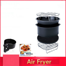 Load image into Gallery viewer, 5 in 1 Fryer Accessory Set Multifunctional Air Fryer Set Grill Pizza Pan, 5 in 1 Set