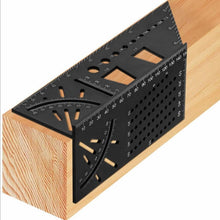 Load image into Gallery viewer, 3D Woodworking Stop Gauge Aluminum Alloy Multi-function Angle Ruler, 3D Angle Ruler