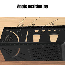 Load image into Gallery viewer, 3D Woodworking Stop Gauge Aluminum Alloy Multi-function Angle Ruler, 3D Angle Ruler