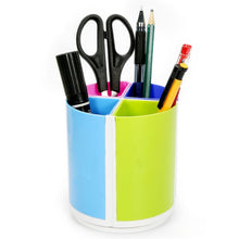 Load image into Gallery viewer, Multifunctional Colorful Detachable Rotary Stationery Office Round Pen Holder, Round Pen Holder