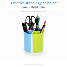 Load image into Gallery viewer, Multifunctional Colorful Detachable Rotary Stationery Office Round Pen Holder, Round Pen Holder