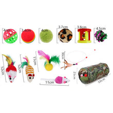 Load image into Gallery viewer, Pet Cat Toy Set Funny Cat Stick Plush Mouse Combo Toy,Specification:, No. 2 Set, No. 3 Set, No.4 Set, No. 5 Set, No. 6 Set, No. 7 Set, No. 8 Set, No. 9 Set, No. 10 Set, No.11 Set, No.12 Set, No.13 Set, No. 14 Set, No. 15 Set