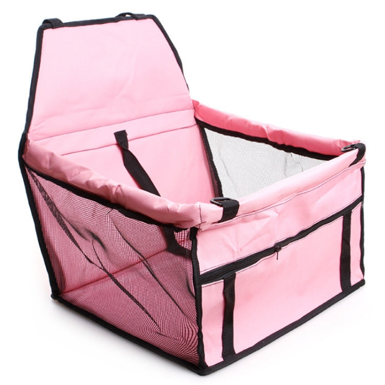 In Car Double-Layer Mesh Thickening Waterproof Pet Bag, Red, Black, Grey, Pink, Blue