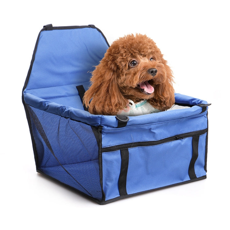 In Car Double-Layer Mesh Thickening Waterproof Pet Bag, Red, Black, Grey, Pink, Blue