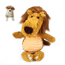 Load image into Gallery viewer, Plush Bite Molar Biting Pet Toy Teddy Small And Medium Pet Sounding Toy, Lion, Elephant, Rhinoceros, Pig, Unicorn