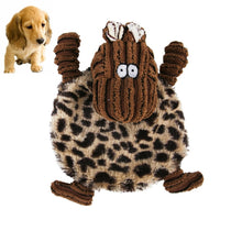 Load image into Gallery viewer, Pet Plush Vocal Toy Cat And Dog Bite Wear Small And Medium Pet Toy Supplies, Leopard Cow, Leopard Rabbit, Striped Rabbit, Striped Rat