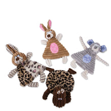 Load image into Gallery viewer, Pet Plush Vocal Toy Cat And Dog Bite Wear Small And Medium Pet Toy Supplies, Leopard Cow, Leopard Rabbit, Striped Rabbit, Striped Rat