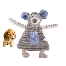 Load image into Gallery viewer, Pet Plush Vocal Toy Cat And Dog Bite Wear Small And Medium Pet Toy Supplies, Leopard Cow, Leopard Rabbit, Striped Rabbit, Striped Rat