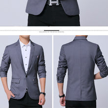 Load image into Gallery viewer, Men Casual Suit Self-cultivation Business Blazer, S, M, L, XL, XXL, XXXL, XXXXL, 5XL