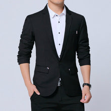 Load image into Gallery viewer, Men Casual Suit Self-cultivation Business Blazer, S, M, L, XL, XXL, XXXL, XXXXL, 5XL