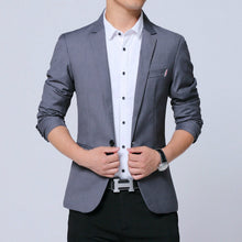Load image into Gallery viewer, Men Casual Suit Self-cultivation Business Blazer, S, M, L, XL, XXL, XXXL, XXXXL, 5XL