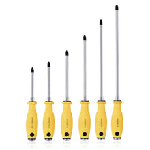 Load image into Gallery viewer, Chrome Vanadium Steel Percussion Screwdriver, 6.3x200mm 4inch Phillips, 6.3x225mm 5inch Phillips, 6.3x250mm 6inch Phillips, 8x300mm 8inch Phillips, 8x350mm 10inch Phillips, 8x400mm 12inch Phillips