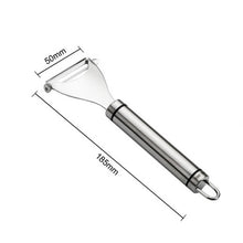 Load image into Gallery viewer, Stainless Steel Peeler Fruit Knife Planer Multi-function Kitchen Scraper Potato Peeling Knife, Triangular Planer, Bow Planer