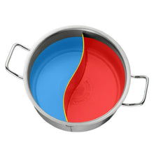 Load image into Gallery viewer, Stainless Steel Extra Thick Hot Pot Thickened Bottom Grid Pot, Diameter : 28cm, Diameter : 30cm, Diameter : 32cm, Diameter : 34cm