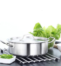 Load image into Gallery viewer, Stainless Steel Extra Thick Hot Pot Thickened Bottom Grid Pot, Diameter : 28cm, Diameter : 30cm, Diameter : 32cm, Diameter : 34cm