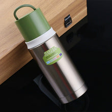 Load image into Gallery viewer, Portable Car Student Child Business Tea Insulation Cold Stainless Steel Vacuum Flask, 300-400ml