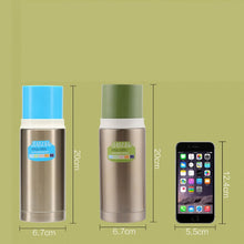 Load image into Gallery viewer, Portable Car Student Child Business Tea Insulation Cold Stainless Steel Vacuum Flask, 300-400ml