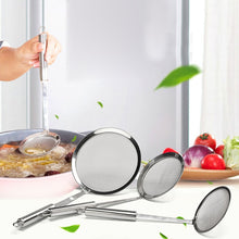 Load image into Gallery viewer, Stainless Steel Fruit Juice Soy Milk Oil Case Hot Pot Flour Dregs Filter Grease Leak, 10cm, 12cm, 16cm