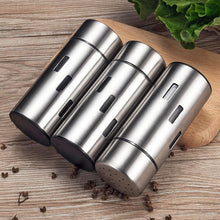 Load image into Gallery viewer, Stainless Steel Sauce Jars Chili Jars Barbecue Condiments Box Seasoning Jar Set, Small Hole, Large Hole, Mesh  Hole