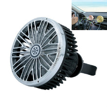 Load image into Gallery viewer, Car Vent Fan Multi-function USB Interface Mini LED Lamp Car Fan