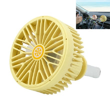 Load image into Gallery viewer, Car Vent Fan Multi-function USB Interface Mini LED Lamp Car Fan