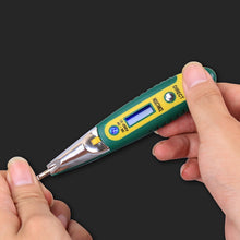 Load image into Gallery viewer, High Precision Electrical Tester Pen Screwdriver 220V AC DC Outlet Circuit Voltage Detector Test Pen with Night Vision, Digital Display Pen (Card), Digital Display Electric Pen (OPP ), Digital Display Pen (Card)+Battery