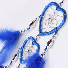 Load image into Gallery viewer, Dreamcatcher Pendant Up And Down Double Ring Peach Heart Dream Catcher