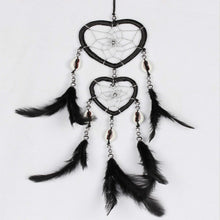 Load image into Gallery viewer, Dreamcatcher Pendant Up And Down Double Ring Peach Heart Dream Catcher