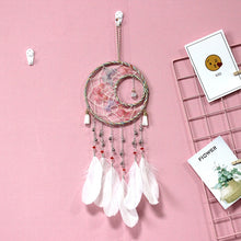 Load image into Gallery viewer, Creative Hand-woven Crafts Sun and Moon Dream Catcher Home Car Wall Hanging Decoration