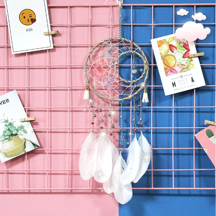 Creative Hand-woven Crafts Sun and Moon Dream Catcher Home Car Wall Hanging Decoration