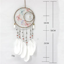 Load image into Gallery viewer, Creative Hand-woven Crafts Sun and Moon Dream Catcher Home Car Wall Hanging Decoration