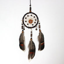 Load image into Gallery viewer, Retro Single Ring Feather Dream Catcher Hanging Window Decoration