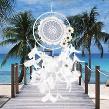 Load image into Gallery viewer, Pure White Flower Dream Catcher Home Decoration Crafts