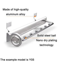 Load image into Gallery viewer, Wardrobe Hardware Push-Pull Hanging Rod Clothes Rail, Y02 Extendable 12 inches, Y02 Extendable 14 inches, Y02 Extendable 16 inches, Y01 Iron Head 10 inches, Y01 Iron Head 12 inches, Y01 Iron Head 14 inches, Y01 Iron Head 16 inches                      ...