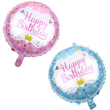 Load image into Gallery viewer, 5 PCS Round White Swan Aluminum Balloon Birthday Party Decoration Toy, 18 inches