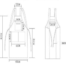 Load image into Gallery viewer, Waterproof Oil Proof Soft Leather Thick Wear-resistant Men and Women Overalls Apron